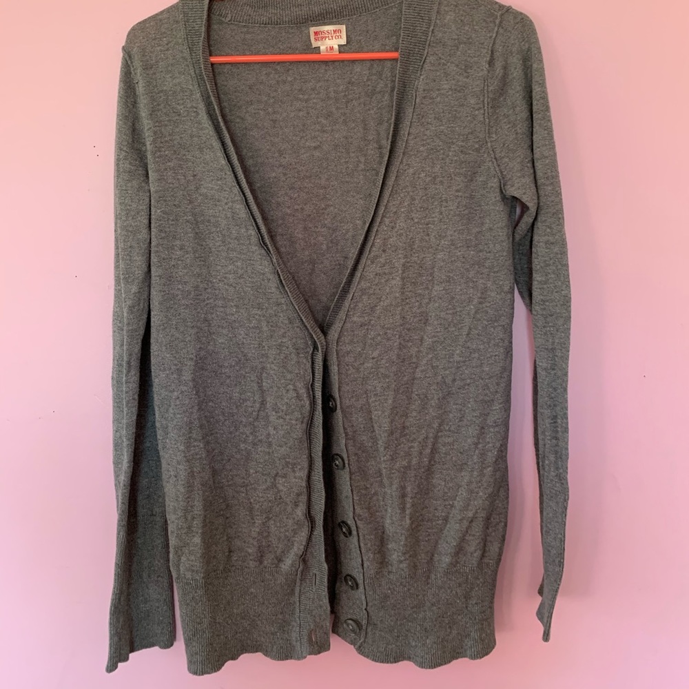 Grey Cardigan.